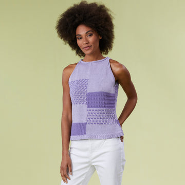 Truro Tank - Slipover Knitting Pattern for Women in Tahki Yarns Cotton Classic by Tahki Yarns