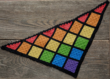 Diamond Bandana C2C Crochet Pattern