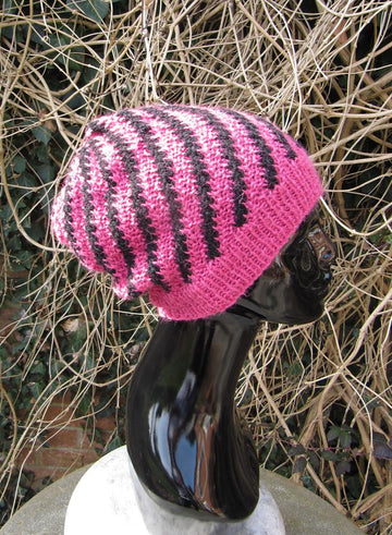 Stripey Swirl Slouch Hat