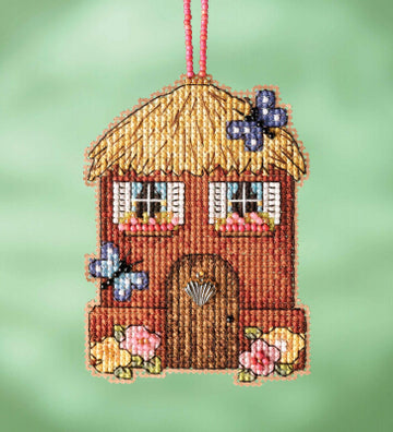 Mill Hill Straw House Cross Stitch Kit - 2.5inw x 3.5inh