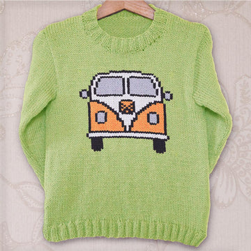 Camper Van Chart & Childrens Sweater