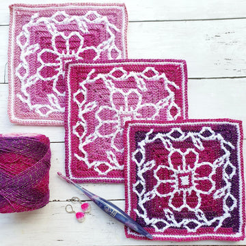 Floral Dawn Mosaic Square