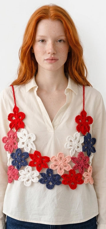 Petal Crochet Top