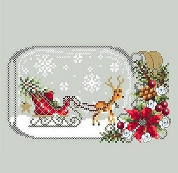 Shannon Christine Sleigh Snow Globe Cross Stitch Pattern - 2007636 - Leaflet
