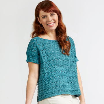 976 Skylark - Sweater Knitting Pattern for Women in Valley Yarns Conway