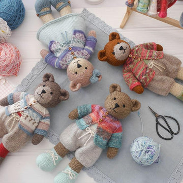 Sock Yarn Bear Jacket