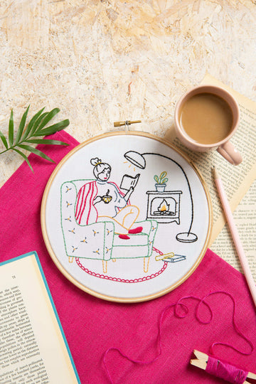 Hawthorn Handmade Wonderful Women - Unwind * Embroidery Kit