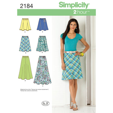 Simplicity Women's Skirts 2184 - Sewing Pattern