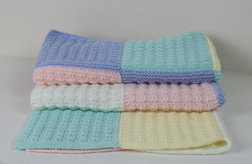 Colour-Mix Baby Blanket