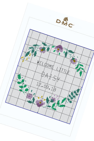 Welcome Little One in DMC - PAT0710 - Downloadable PDF