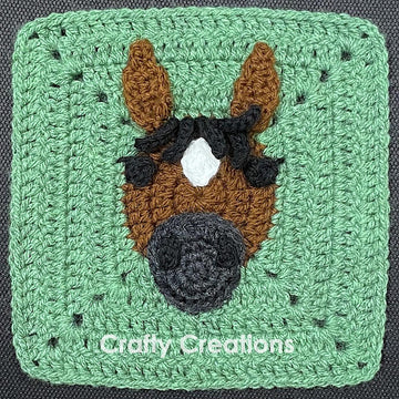 Horse Granny Square