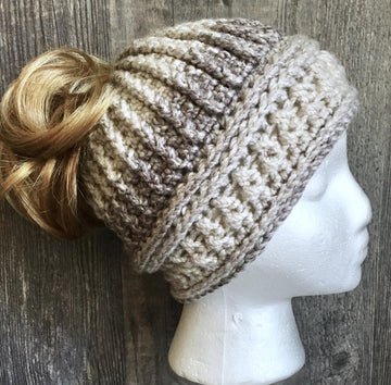 Kelsey Messy Bun Hat
