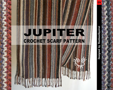 Jupiter crochet scarf