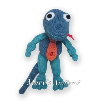 George Lizard The Ami - Amigurumi Crochet Pattern