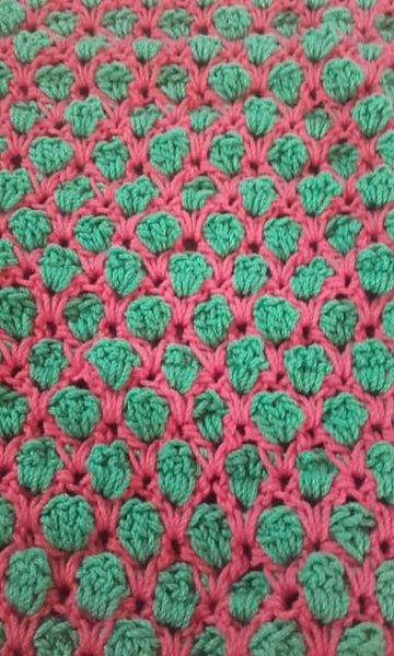 Moroccan tile stitch cushion cover