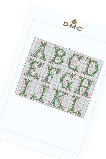 Vintage Alphabet Letters in DMC - PAT0807 - Downloadable PDF