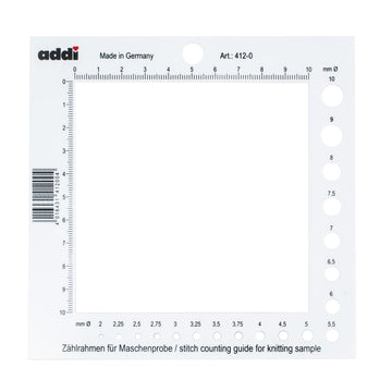 Addi Counting Frame and Needle Gauge