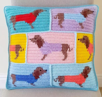 Hello Sausage! Cushion US terms Cover