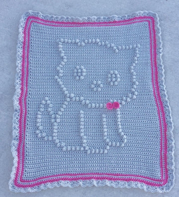 Little Kitty Baby Blanket