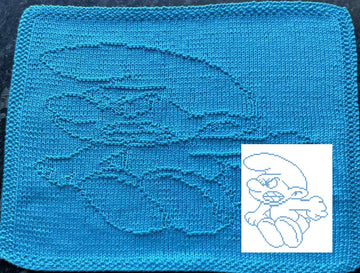 Nr. 903 Gnap Smurf 89 stitches