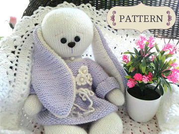 Knitting PATTERN Bunny Rabbit Toy Animal