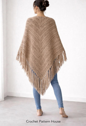 Sable Sands Oversized Crochet Shawl Pattern