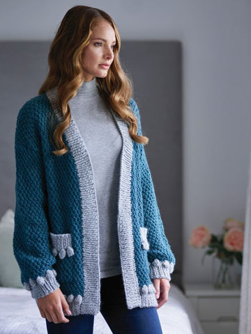 Janoah Bobble Cardigan in West Yorkshire Spinners Re: treat - WYS0011 - Downloadable PDF