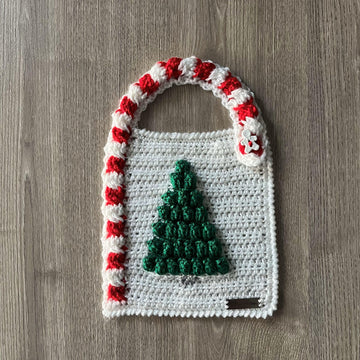 Chrissy Christmas Candy Cane Bib