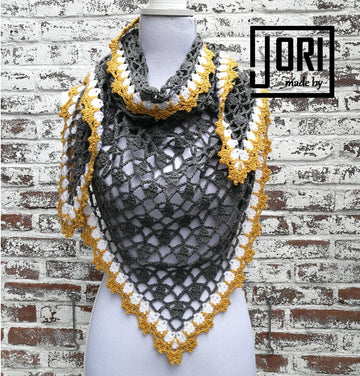 Royal Tulip shawl