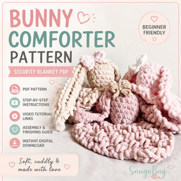 Bunny Comforter - Knit and Crochet