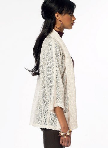 McCall's Misses'/Women's Cardigans M6802 - Sewing Pattern