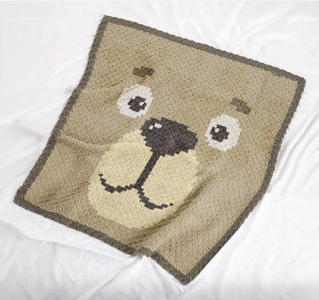 Teddy Bear C2C Crochet Blanket Pattern