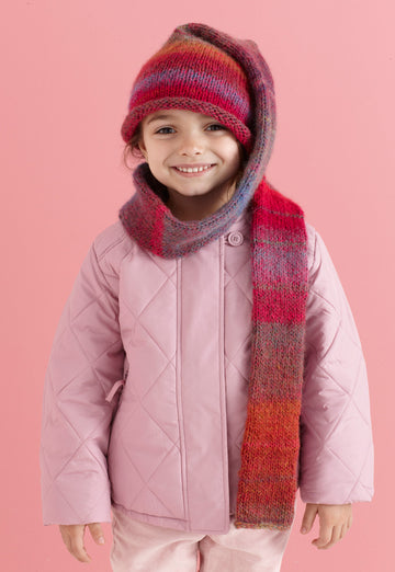 Comet Tail Hat in Lion Brand Amazing - L10593