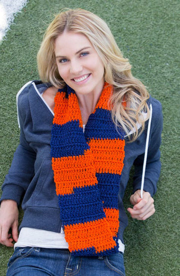 Once Around Spirit Cowl in Red Heart Team Spirit - LW4968 - Downloadable PDF
