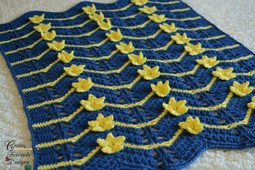 Starlight Chevron Afghan