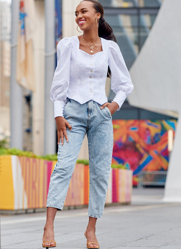 McCall's Misses' Tops M8181 - Sewing Pattern