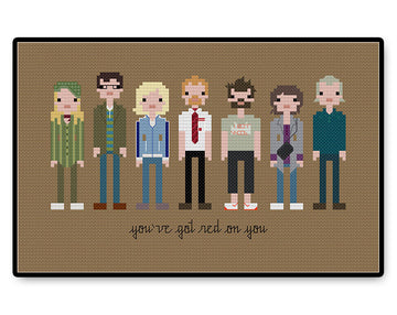 Shaun of the Dead - PDF Cross Stitch Pattern