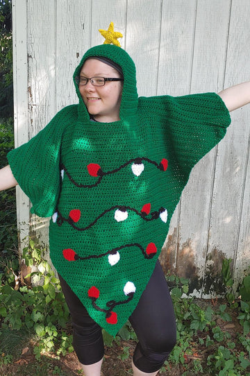Christmas Tree Poncho