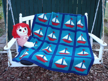 Sailboats Ahoy Afghan