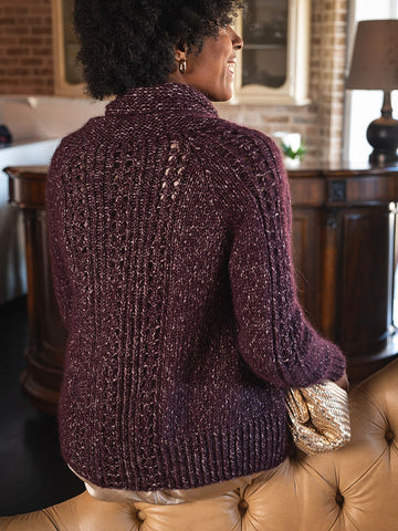 Jasper Cardigan in Berroco Gimlet - Downloadable PDF