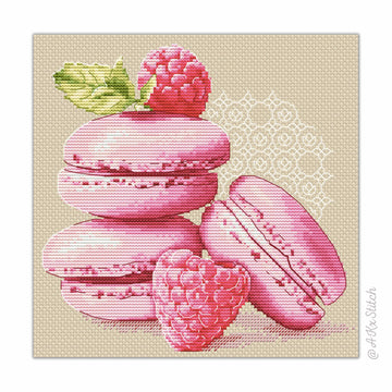 Macaroons Cross Stitch PDF Pattern