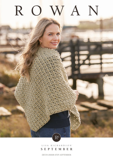 September Shawl in Rowan Four Seasons - Downloadable PDF