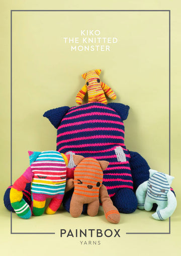 "Kiko the Knitted Monster" - Free Toy Knitting Pattern in Paintbox Yarns