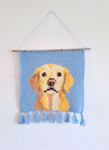 Golden Retriever Wall Hanging