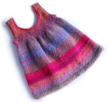 Sweet Sweater Dress in Lion Brand Amazing - 90363AD