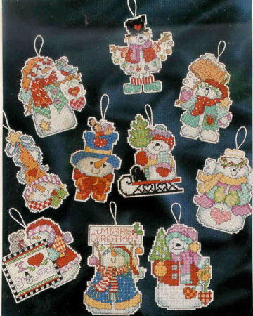 Let It Snow Ornaments - PDF