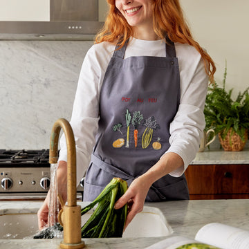 DMC Personalised Stitchable Apron Embroidery Kit - 74 × 82 cm