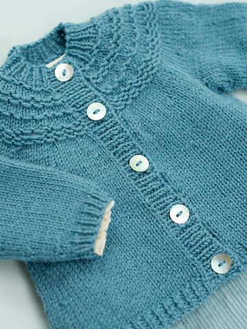 West Yorkshire Spinners Bo Peep DK - Madeline Top Down Cardigan & Hat - Leaflet