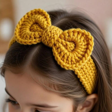 Crochet Bow Headband Pattern PDF, Boho Head Wrap, Easy Crochet Headband, Hair Accessory Tutorial, Video Tutorial