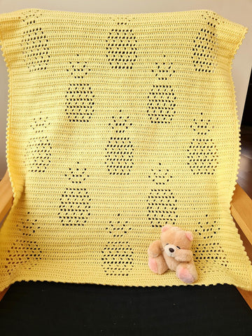 Pineapple Filet Blanket